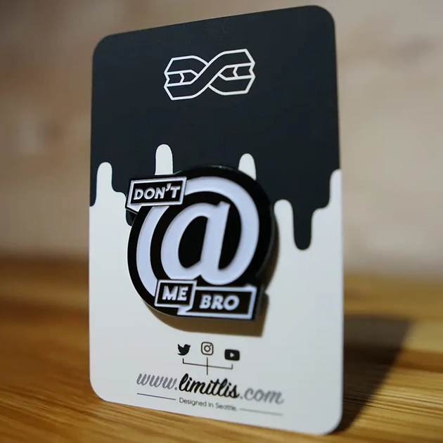 Packaging and enamel pin design
